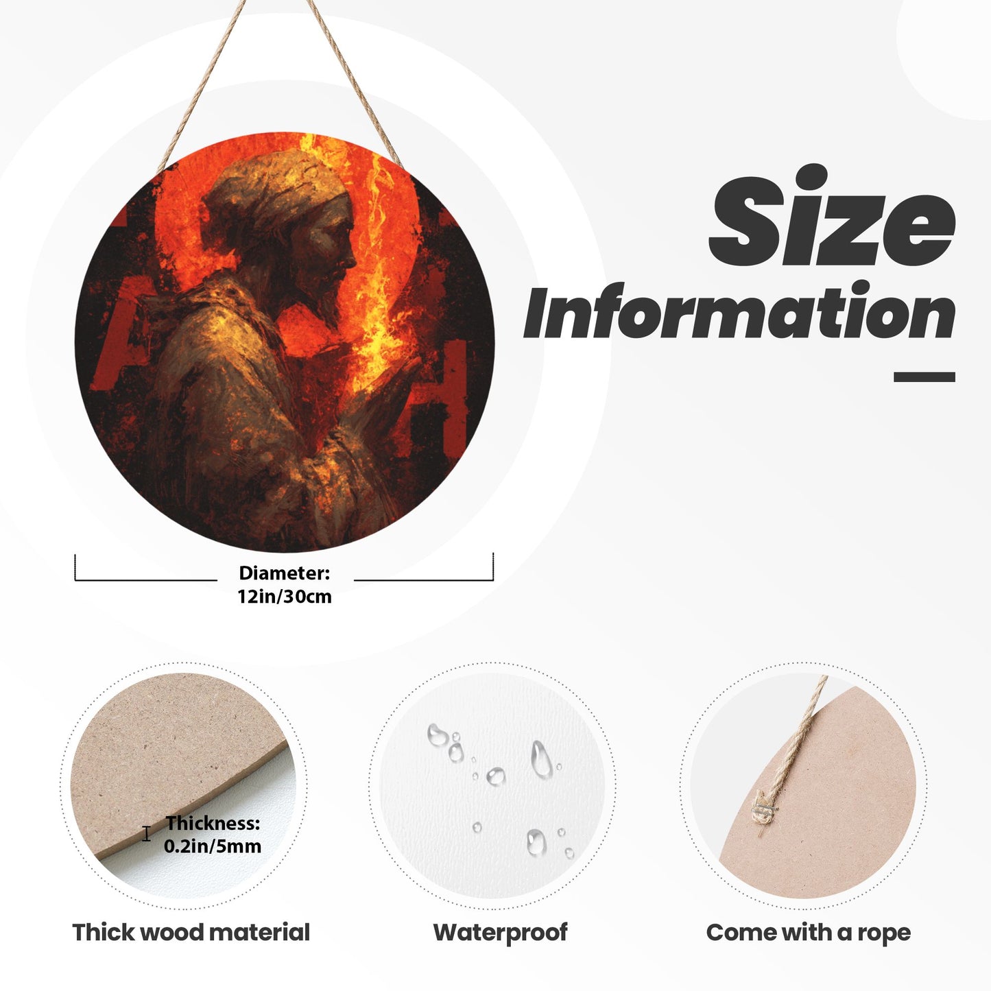 Round Wooden Wall Art · Redefine Home Décor with Elegance and Creativity