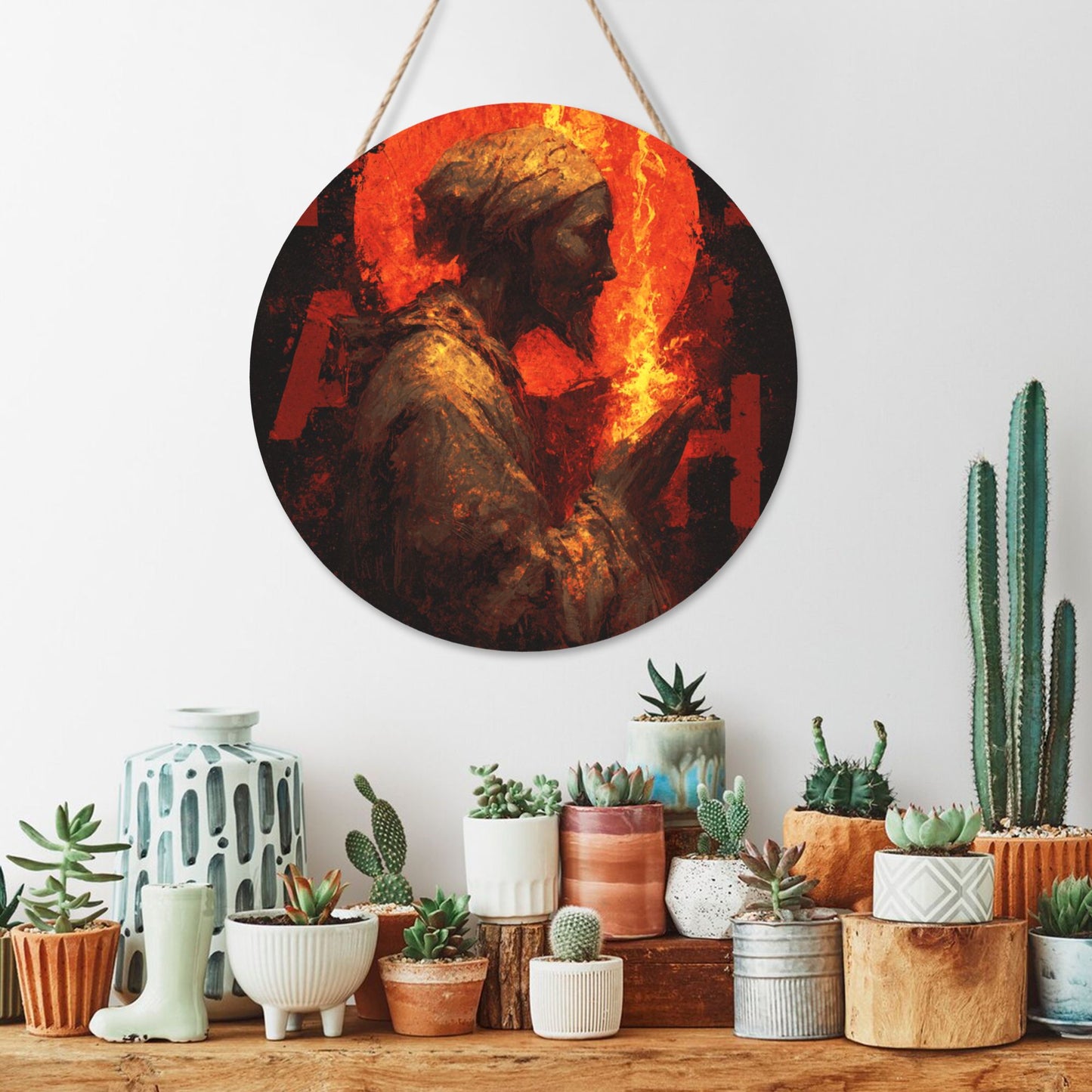 Round Wooden Wall Art · Redefine Home Décor with Elegance and Creativity