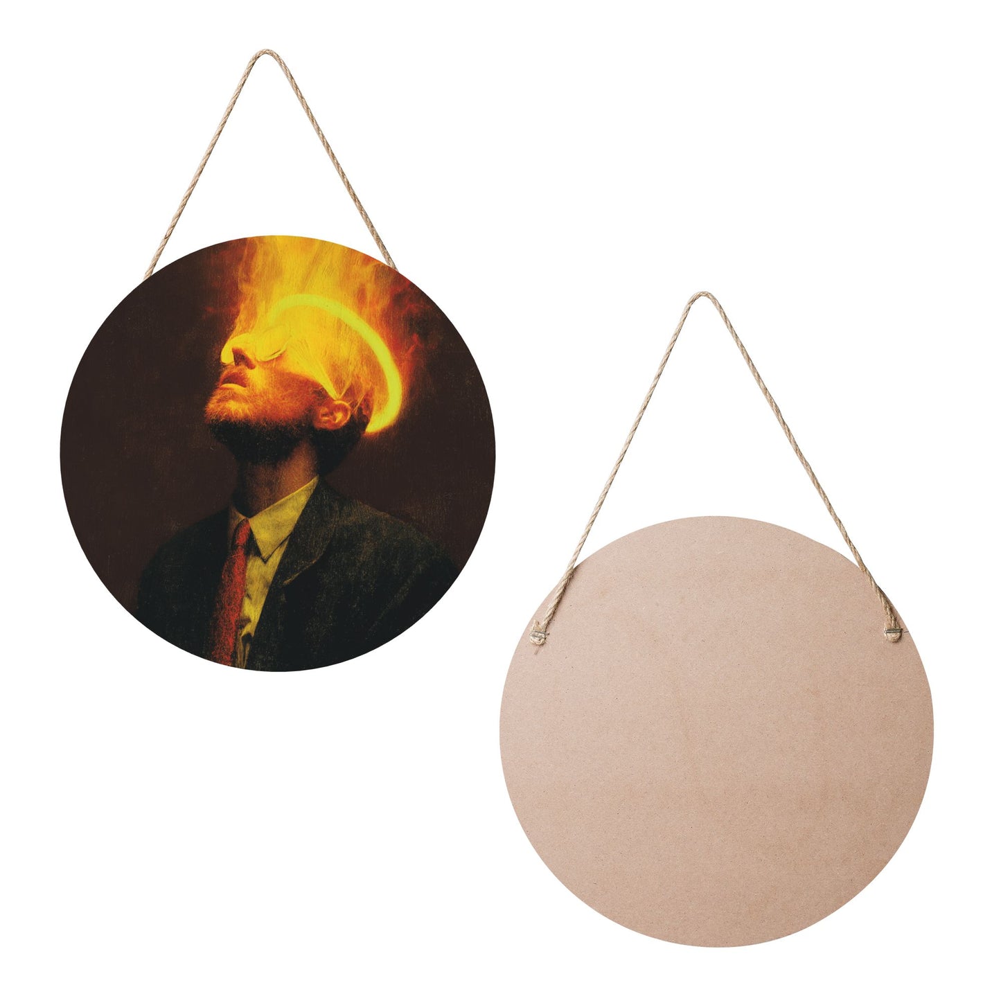 Round Wooden Wall Art · Redefine Your Walls with Unique Artistic Expression