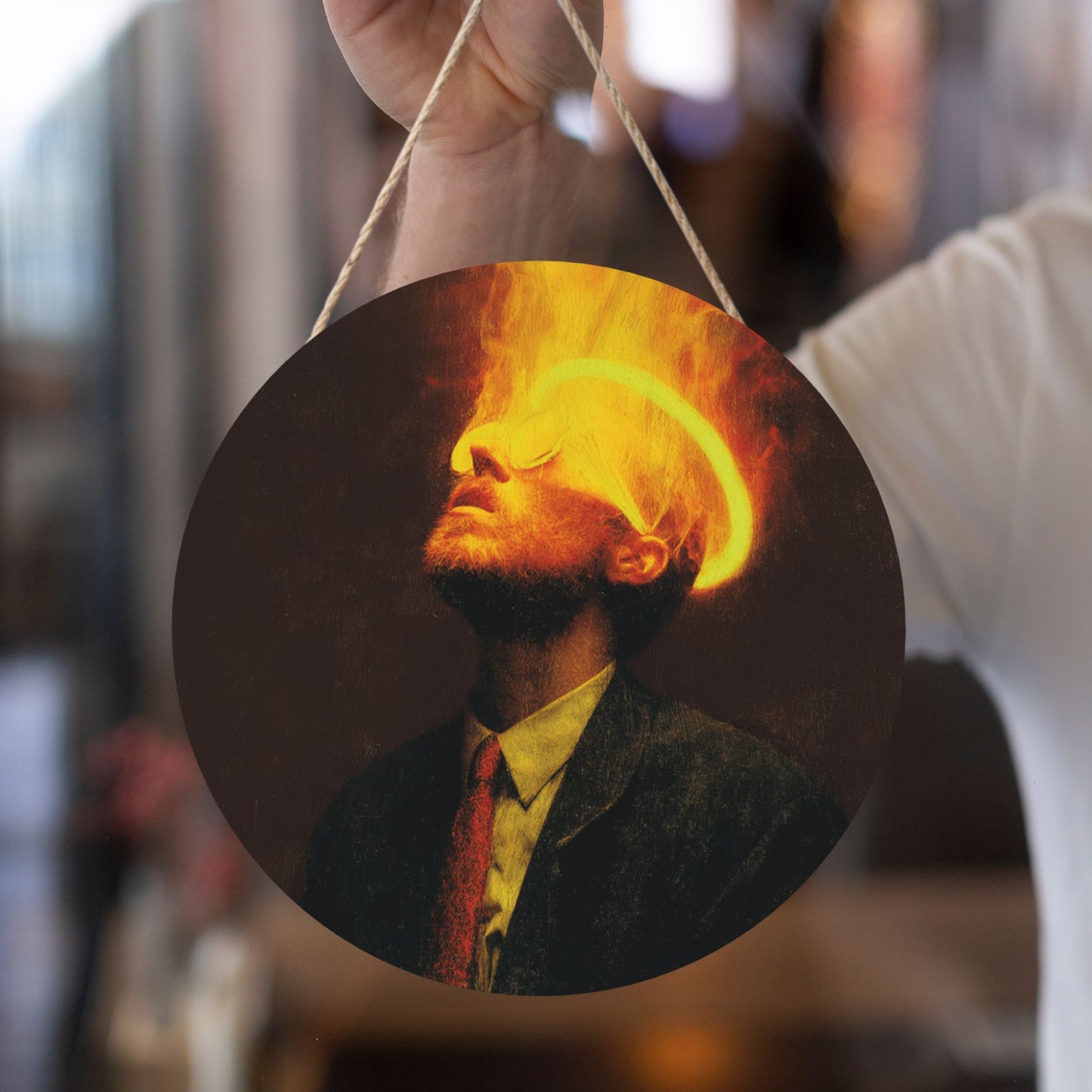Round Wooden Wall Art · Redefine Your Walls with Unique Artistic Expression